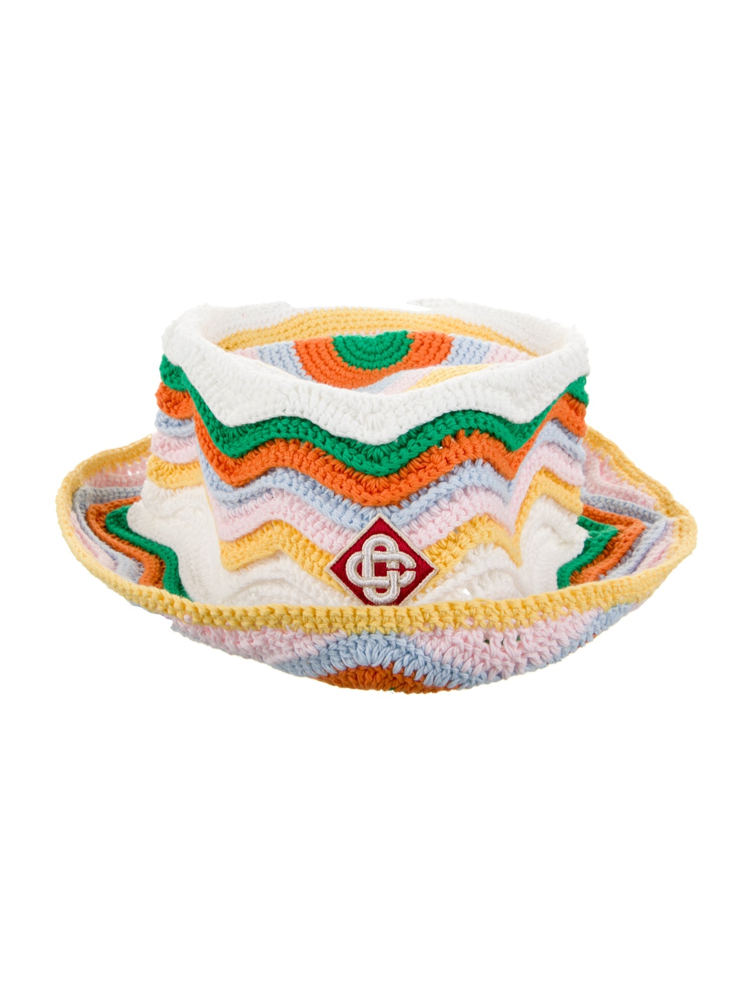 Casablanca Embroidered Crochet Hat w/ Tags