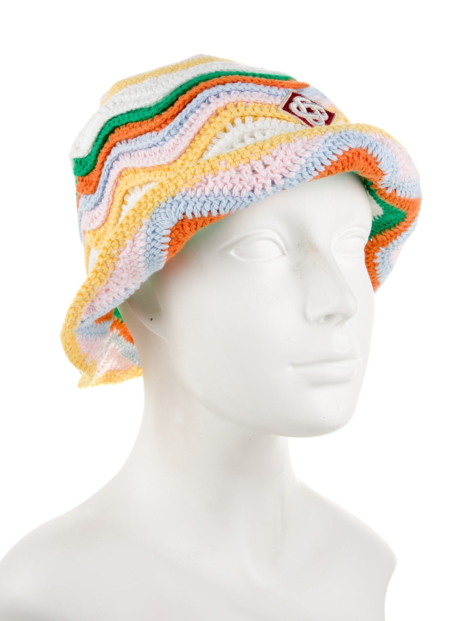 Casablanca Embroidered Crochet Hat w/ Tags