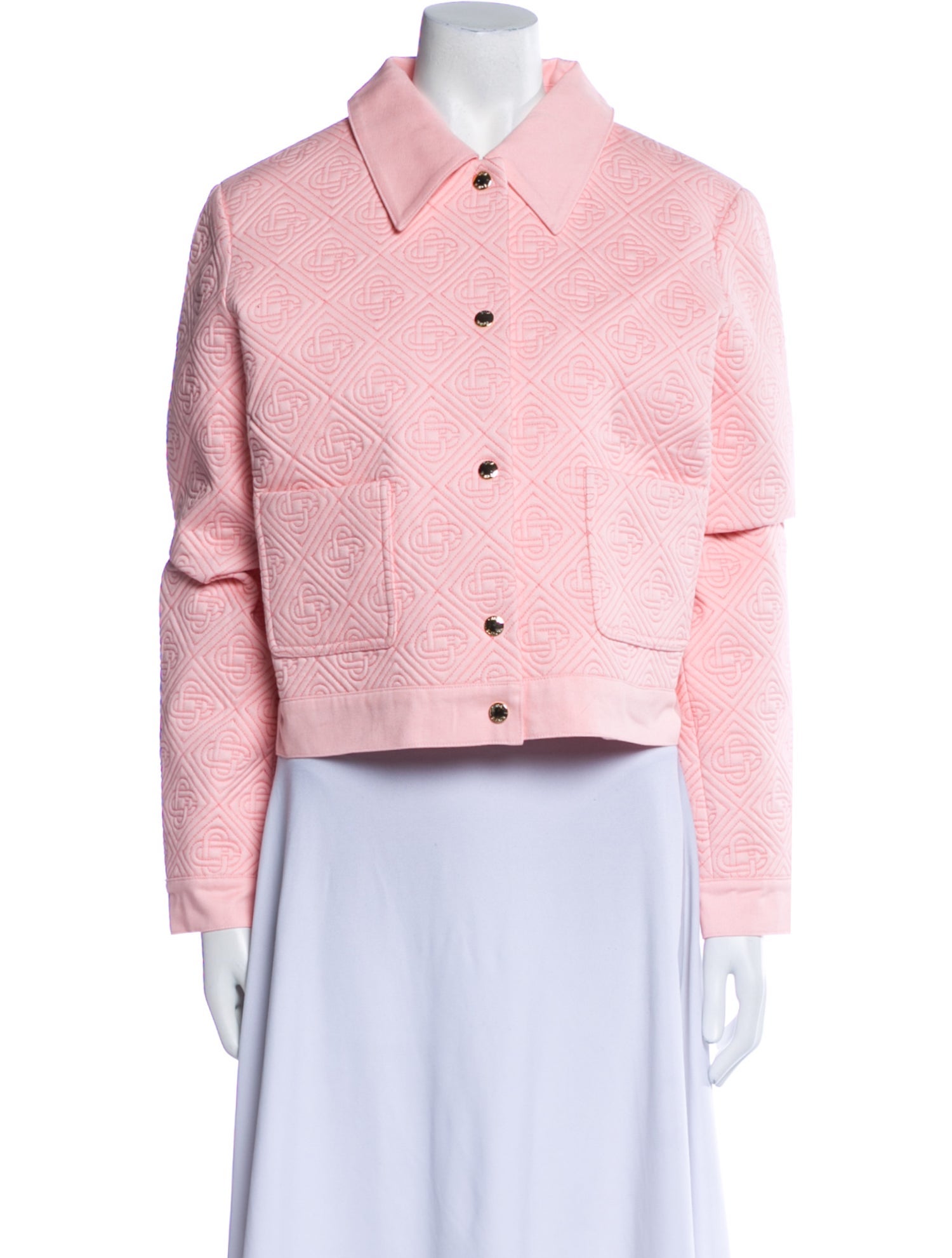 Casablanca 2024 Tweed Pattern Blazer