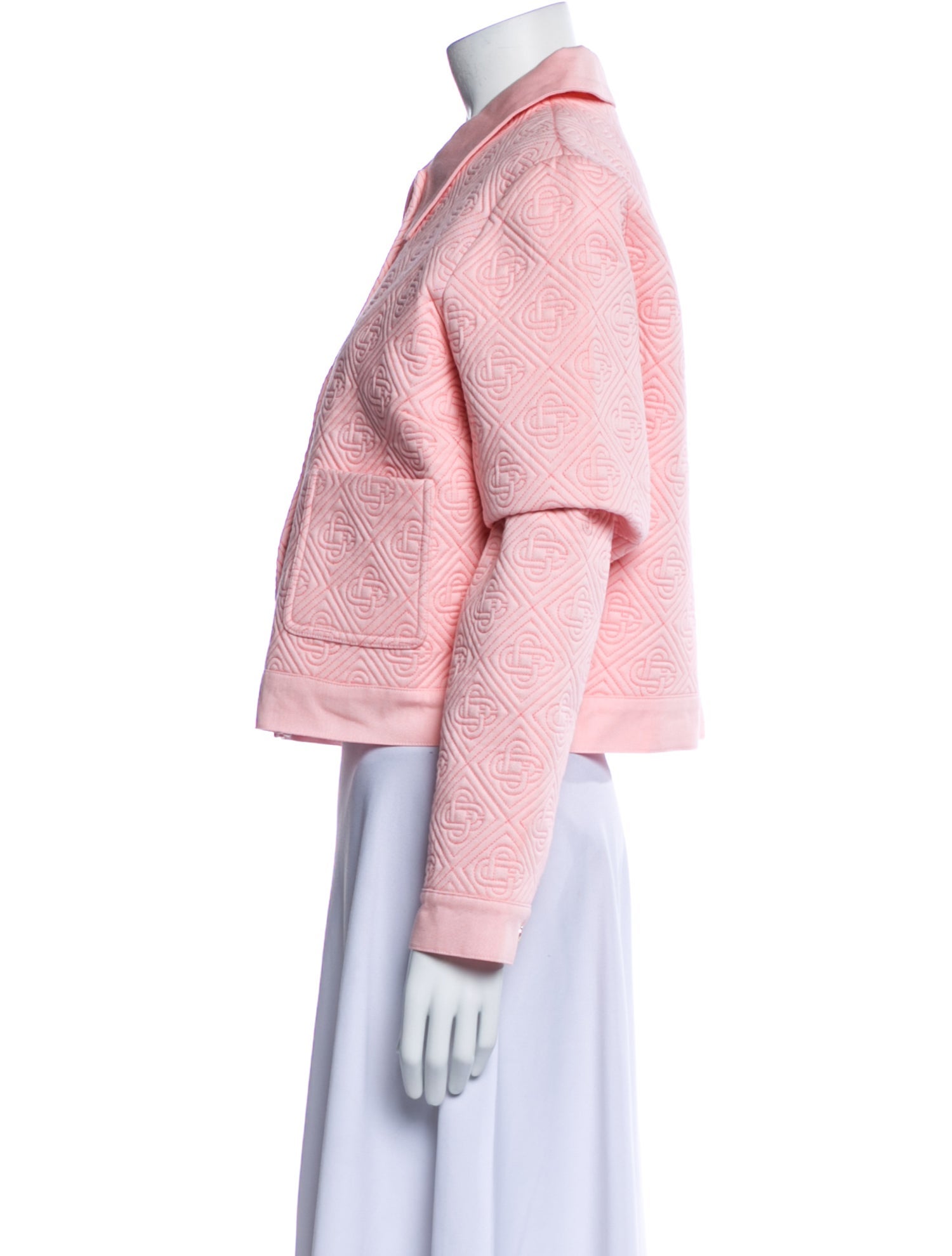 Casablanca 2024 Tweed Pattern Blazer