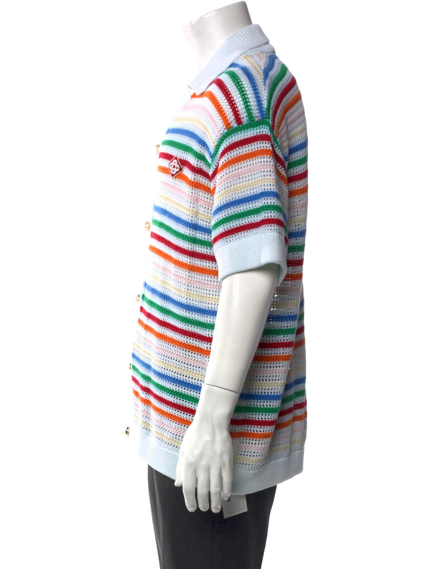 Casablanca 2023 Striped Polo Sweater
