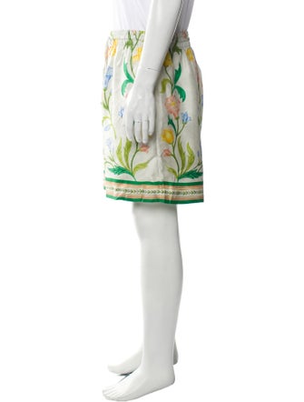 Casablanca Silk Jogger Shorts