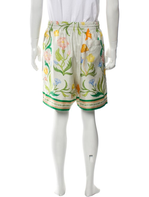 Casablanca Silk Jogger Shorts