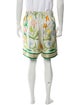Casablanca Silk Jogger Shorts