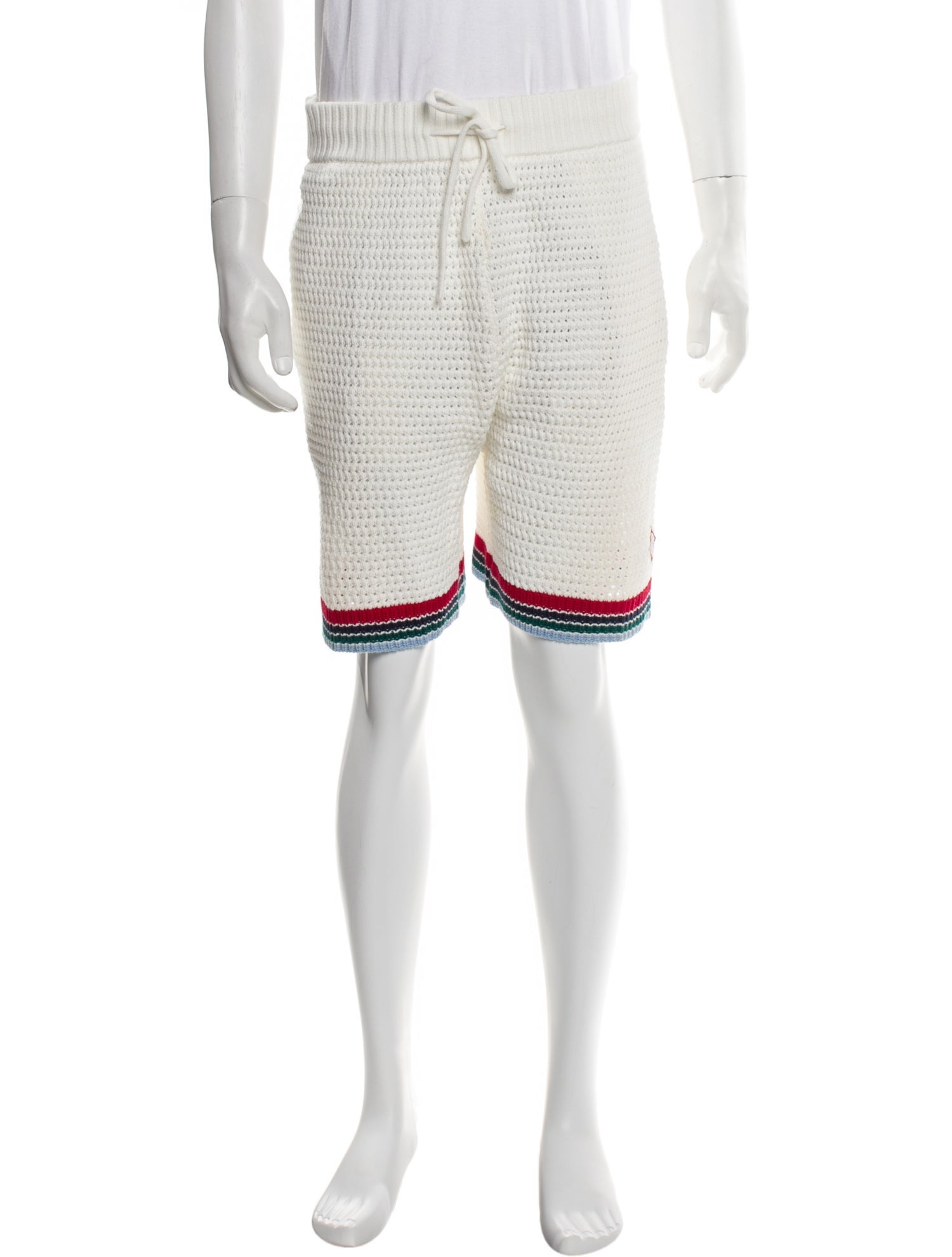 Casablanca Striped Jogger Shorts