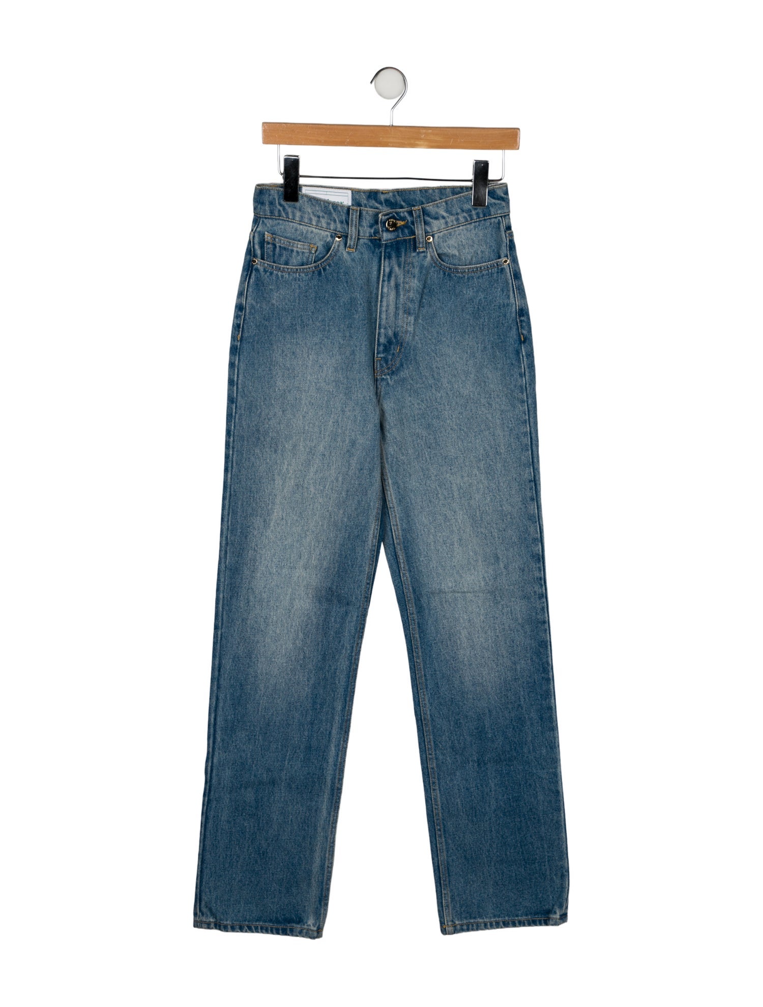 Casablanca High-Rise Wide Leg Jeans