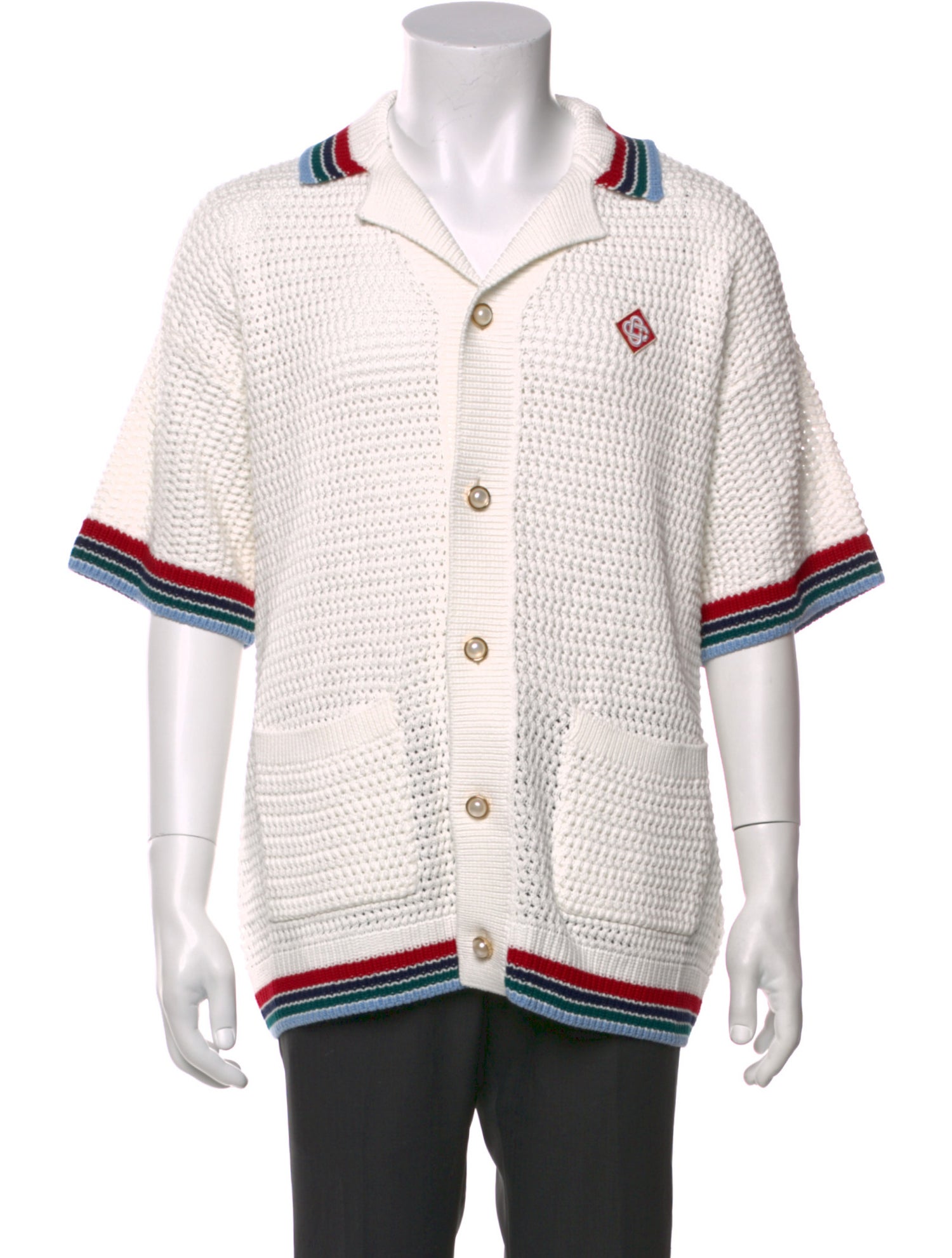 Casablanca 2025 Striped Shirt w/ Tags