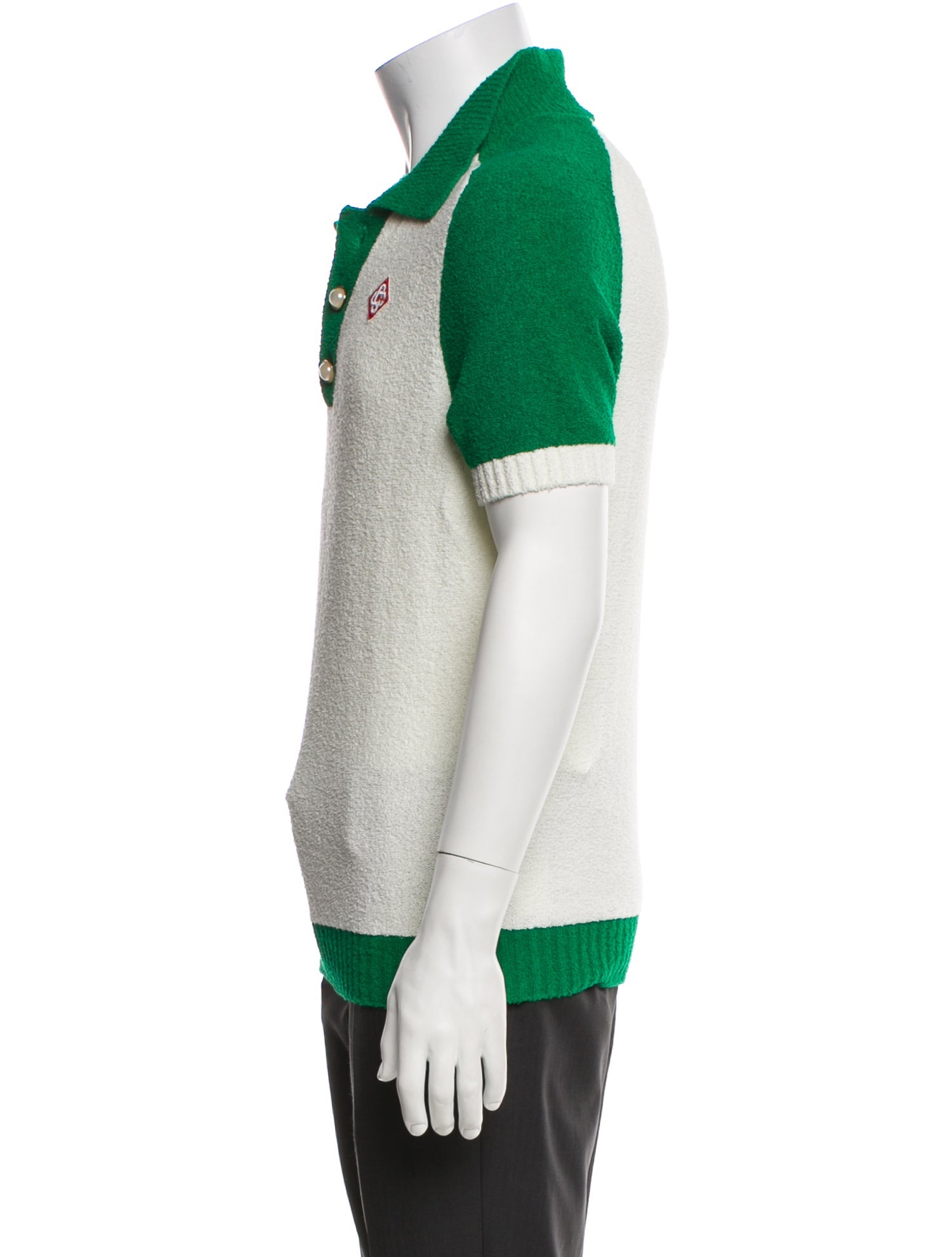 Casablanca 2023 Colorblock Pattern Polo Shirt