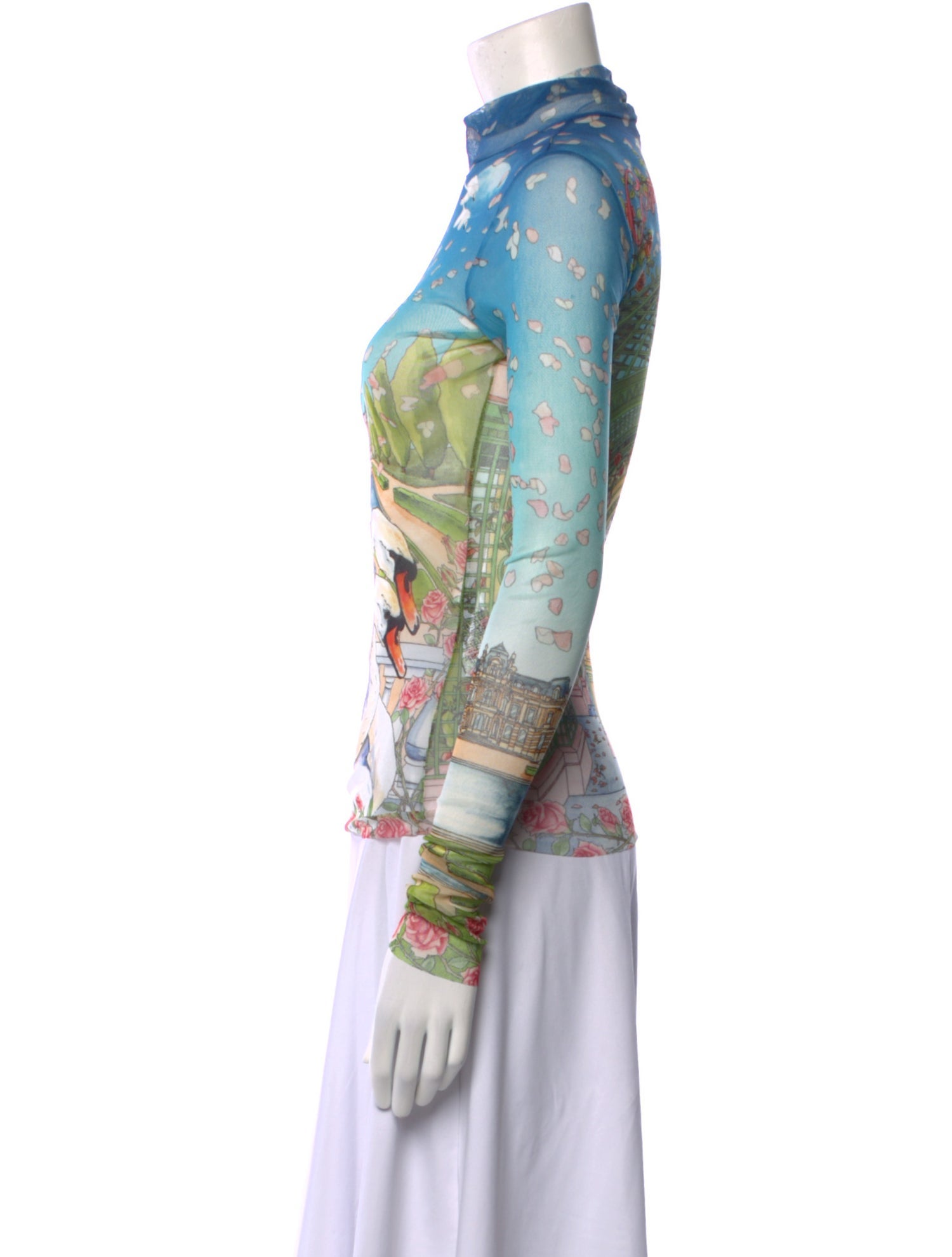 Casablanca Printed Turtleneck Sweatshirt