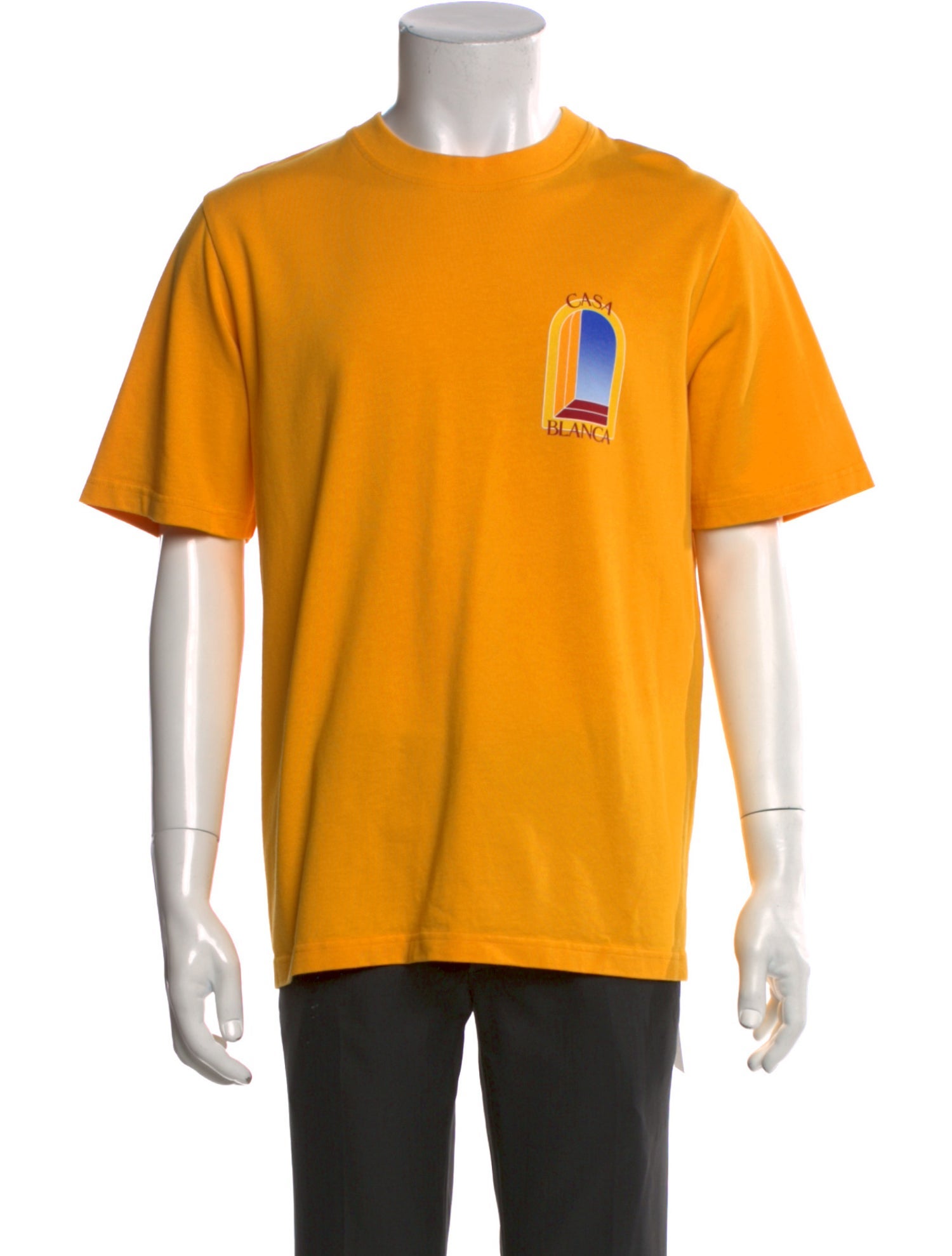 Casablanca Graphic Print Crew Neck T-Shirt