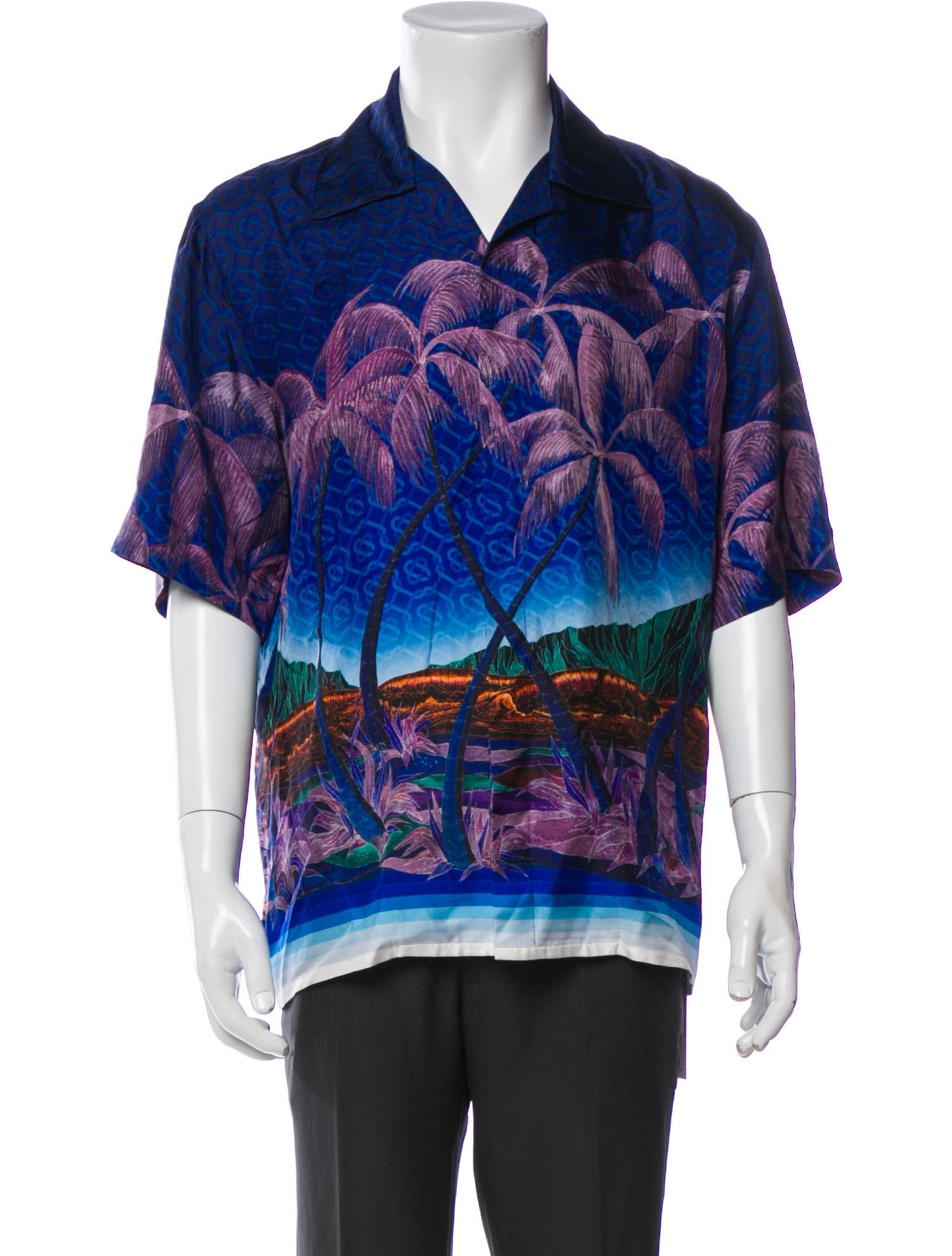 Casablanca Silk Printed Shirt