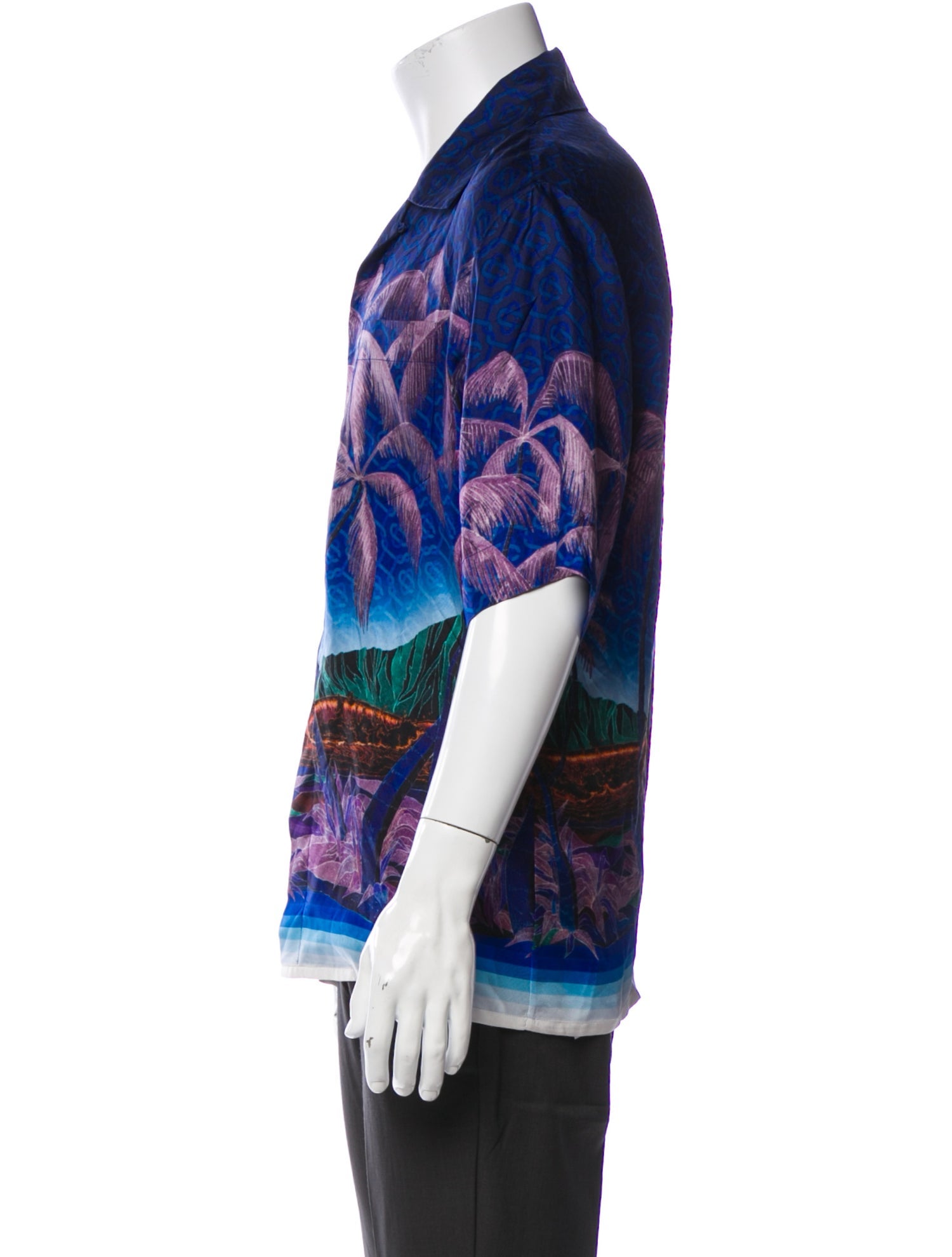 Casablanca Silk Printed Shirt