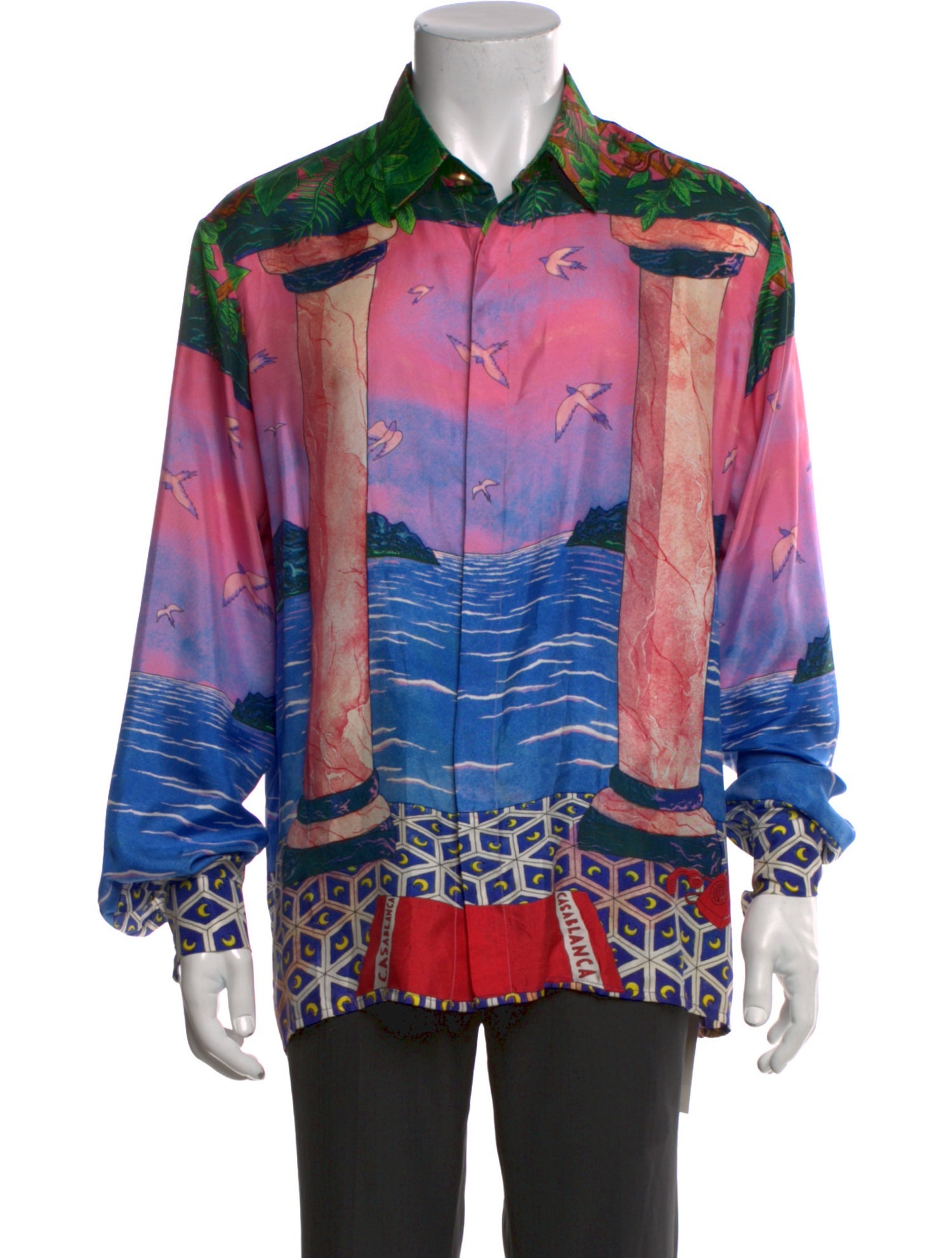 Casablanca Silk Printed Shirt