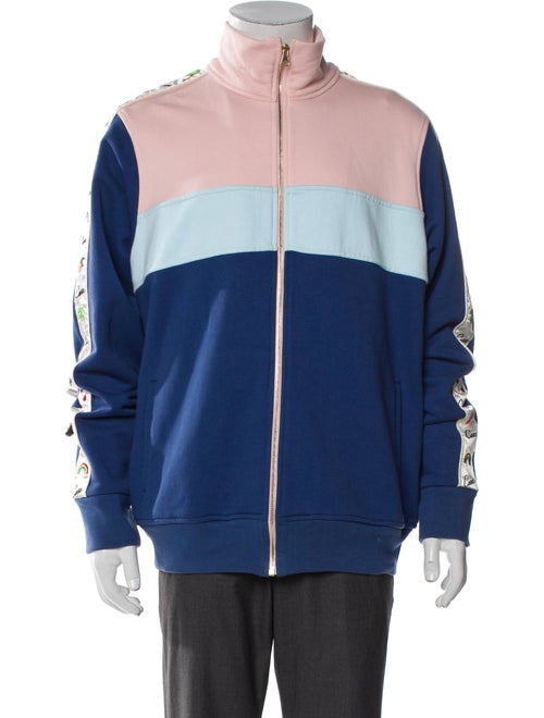 Casablanca Icons Colorblock Pattern Windbreaker