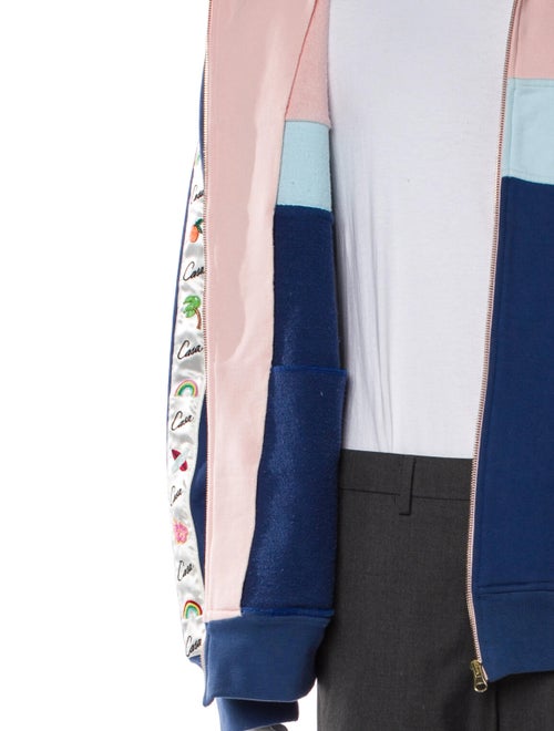 Casablanca Icons Colorblock Pattern Windbreaker