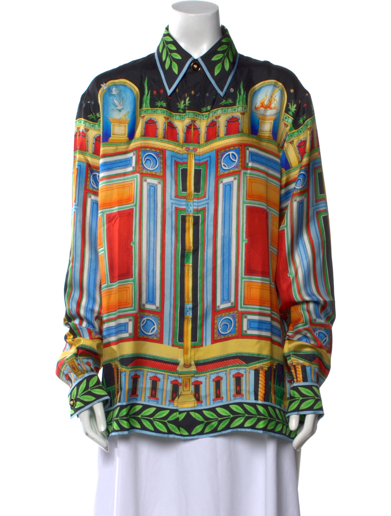 Casablanca Silk Printed Tunic