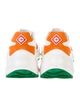 Casablanca Leather Colorblock Pattern Sneakers
