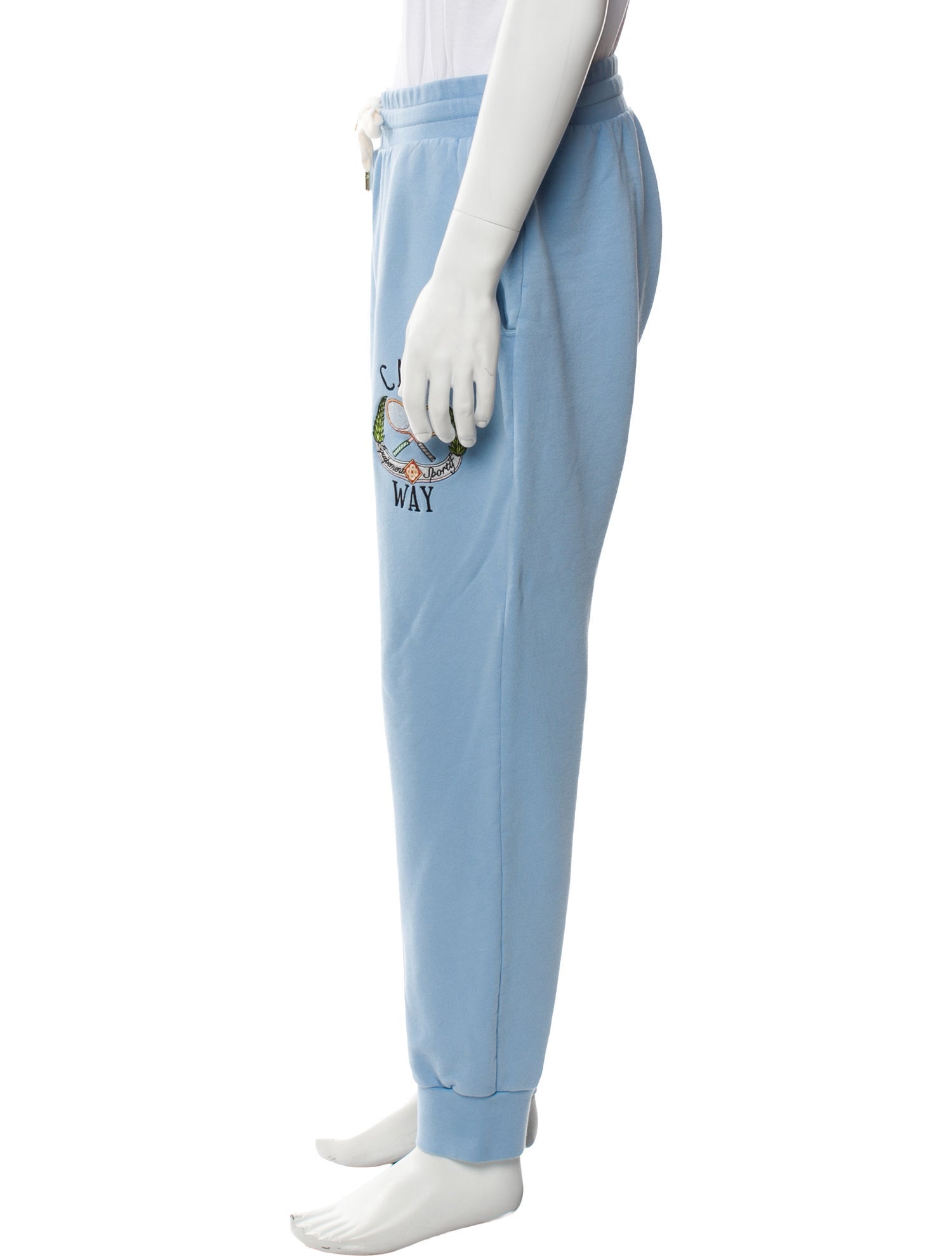 Casablanca 2021 Casa Way Tennis Club 'Alaskan Blue' Sweatpant Lounge Bottoms