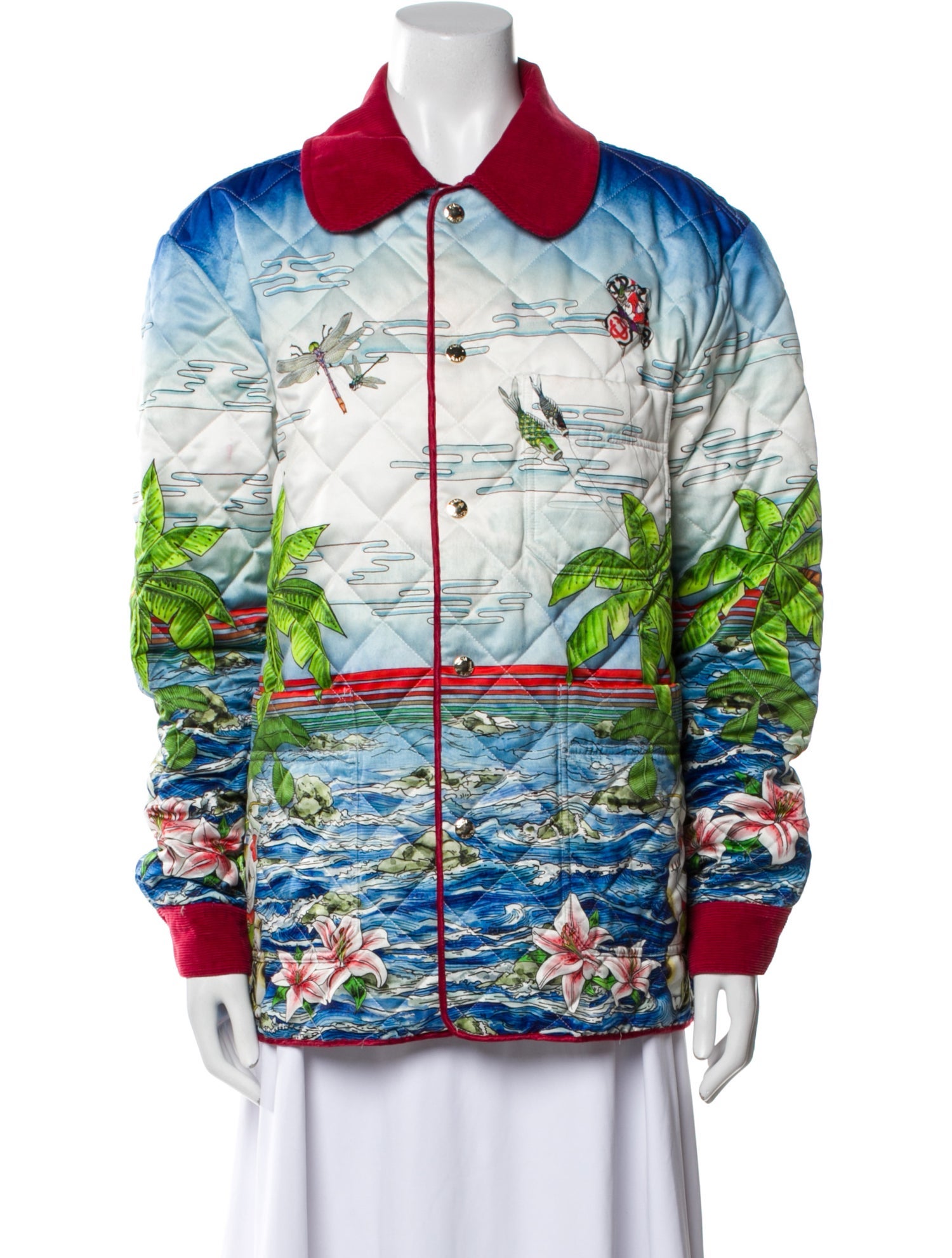 Casablanca 2022 Tennis Club Sunrise Hunting Bomber Jacket