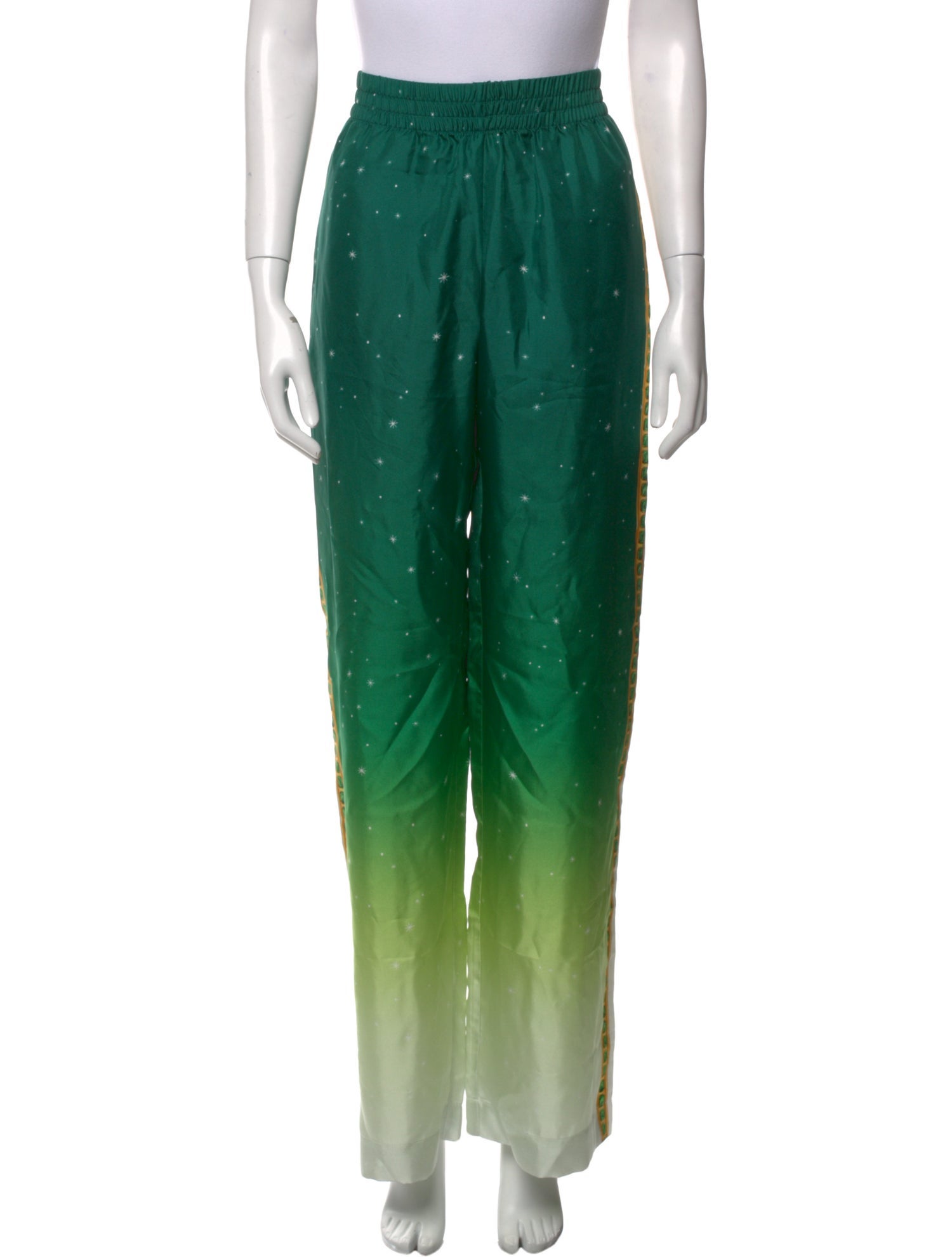 Casablanca Silk Wide Leg Pants w/ Tags