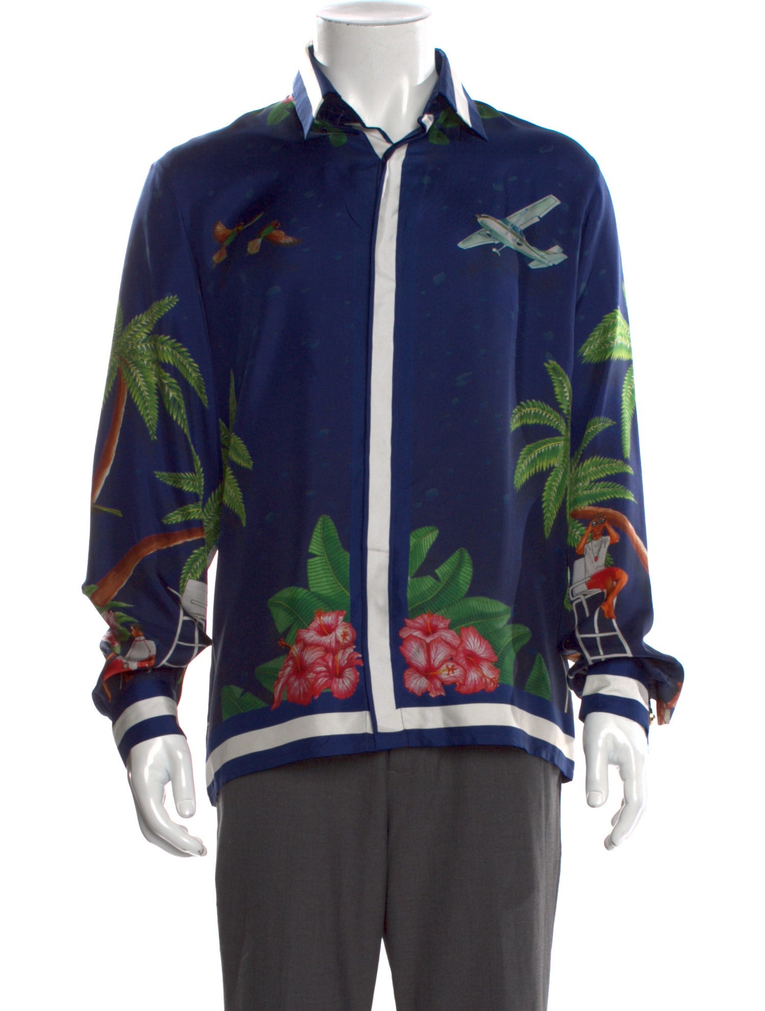 Casablanca 2021 Silk Shirt