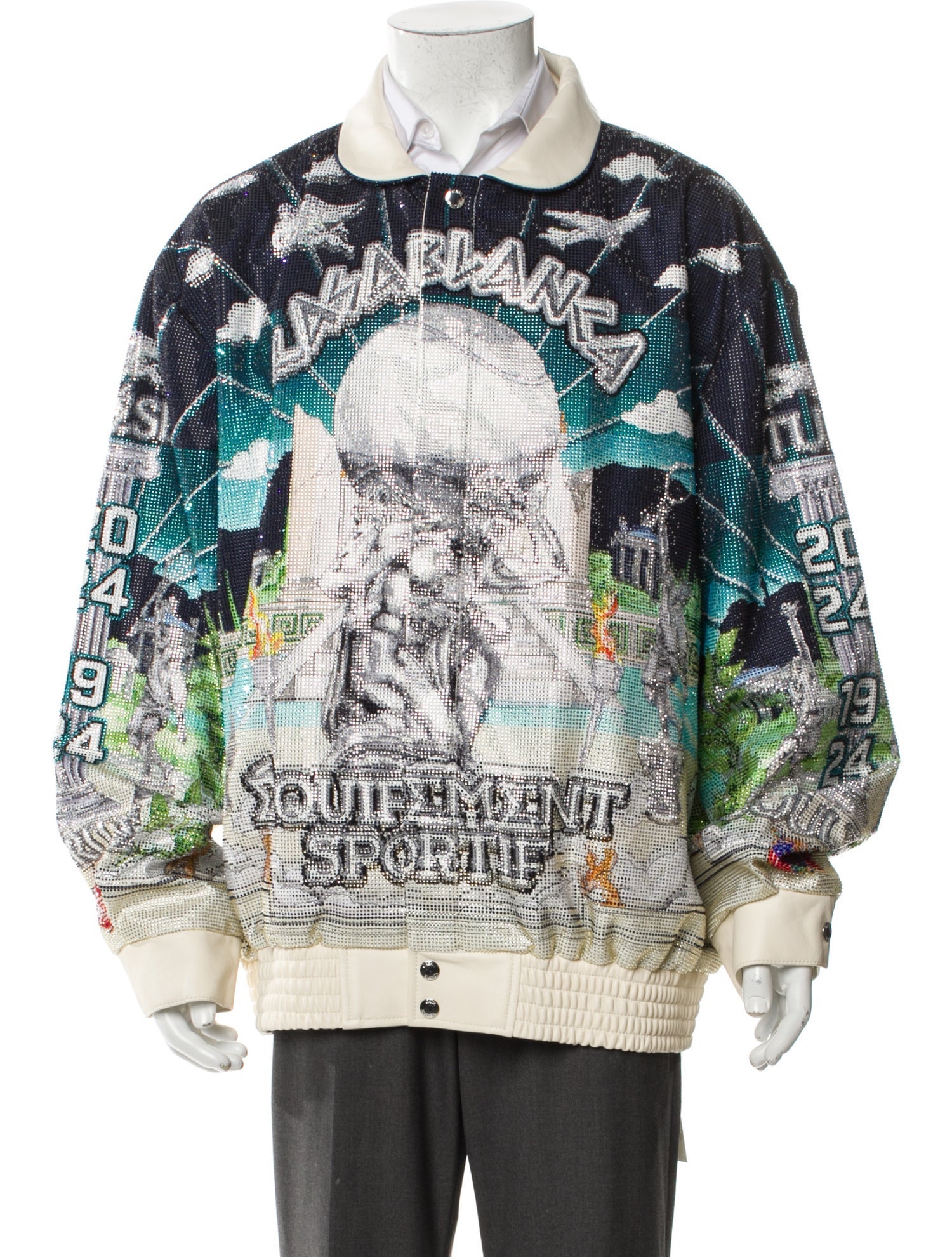 Casablanca 2024 Printed Denim Jacket