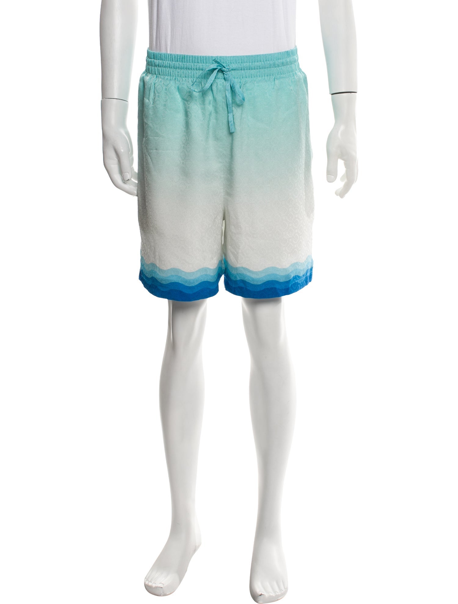 Casablanca Silk Jogger Shorts