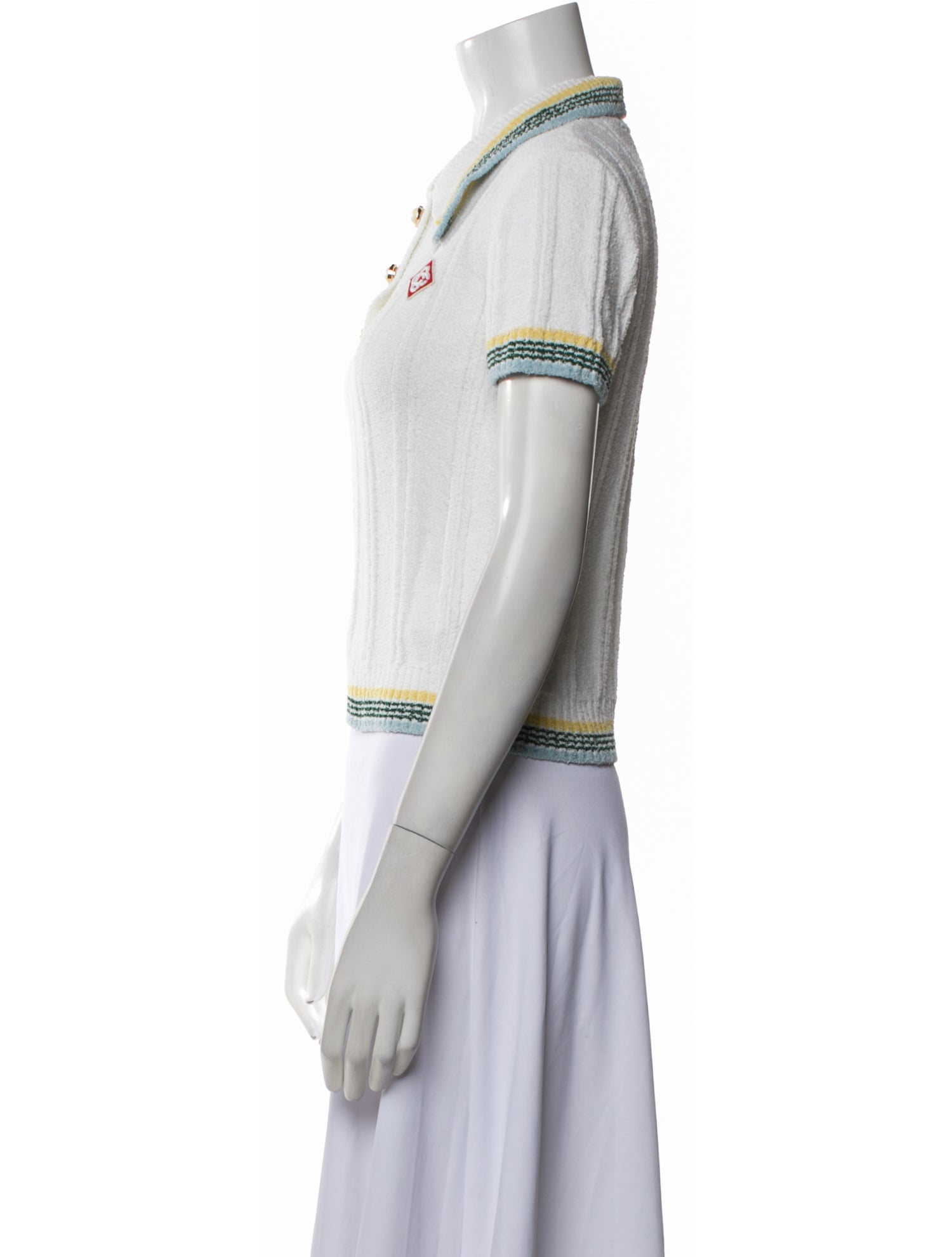 Casablanca Printed Short Sleeve Polo