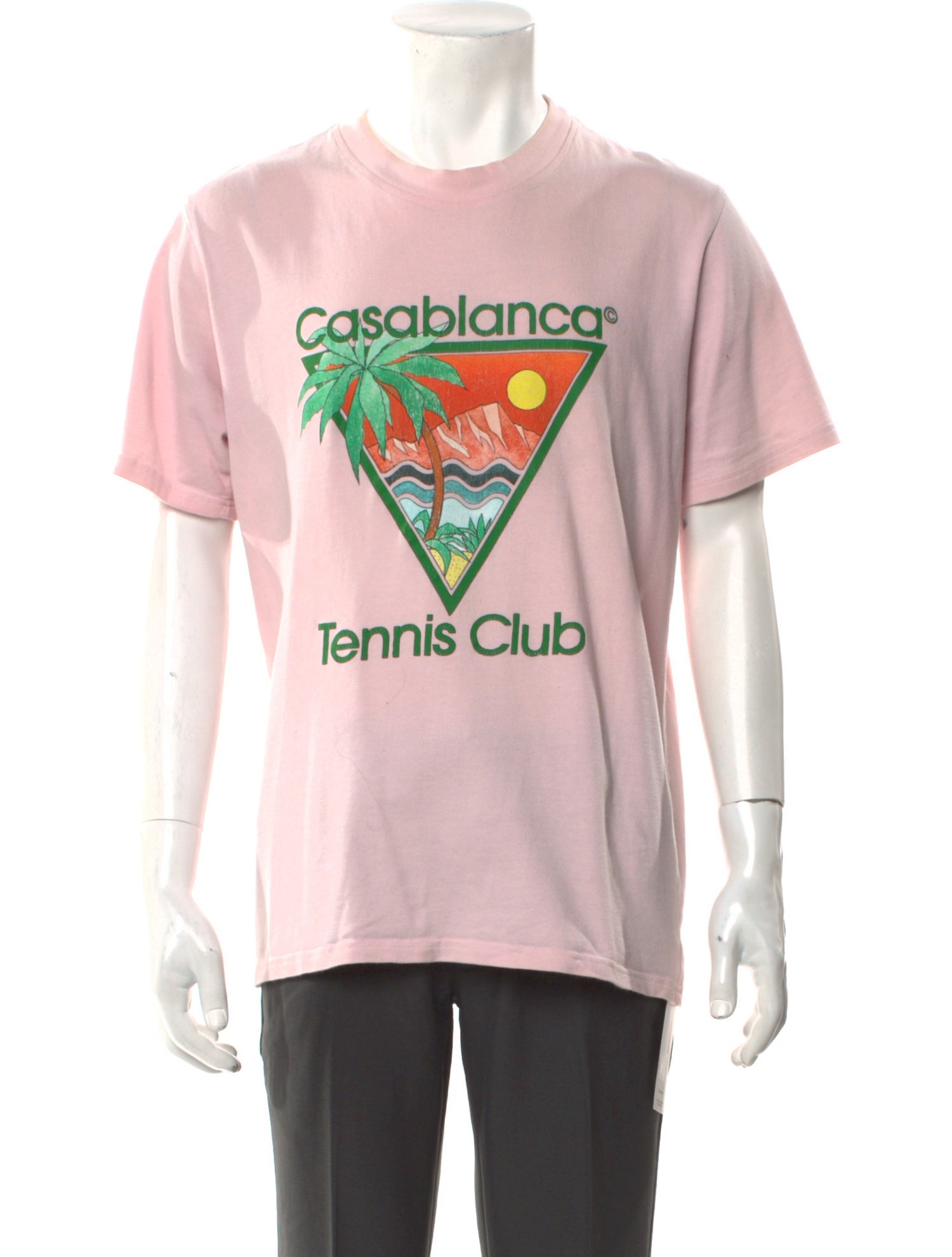 Casablanca Graphic Print Crew Neck T-Shirt