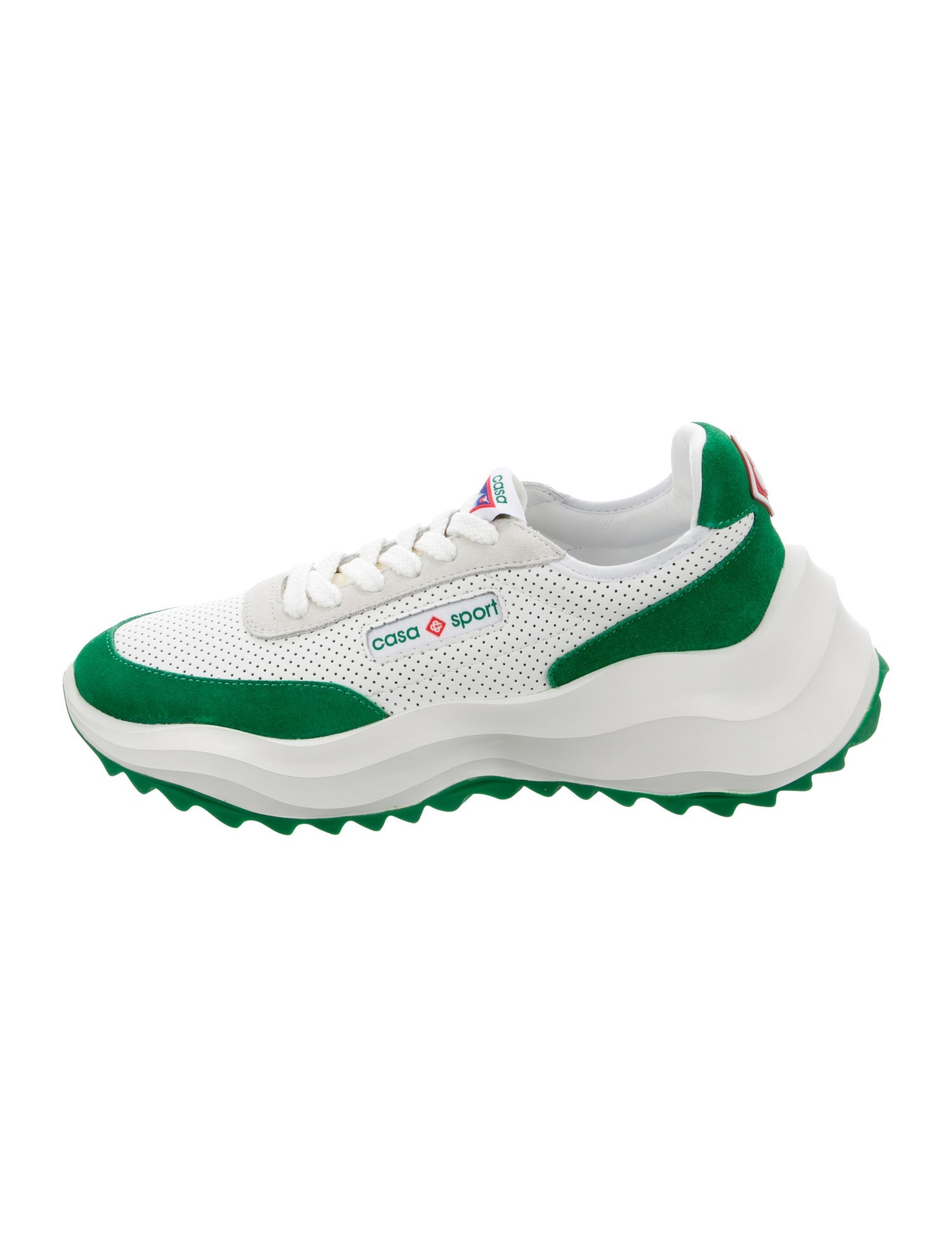 Casablanca Atlantis 'White Green' Athletic Sneakers