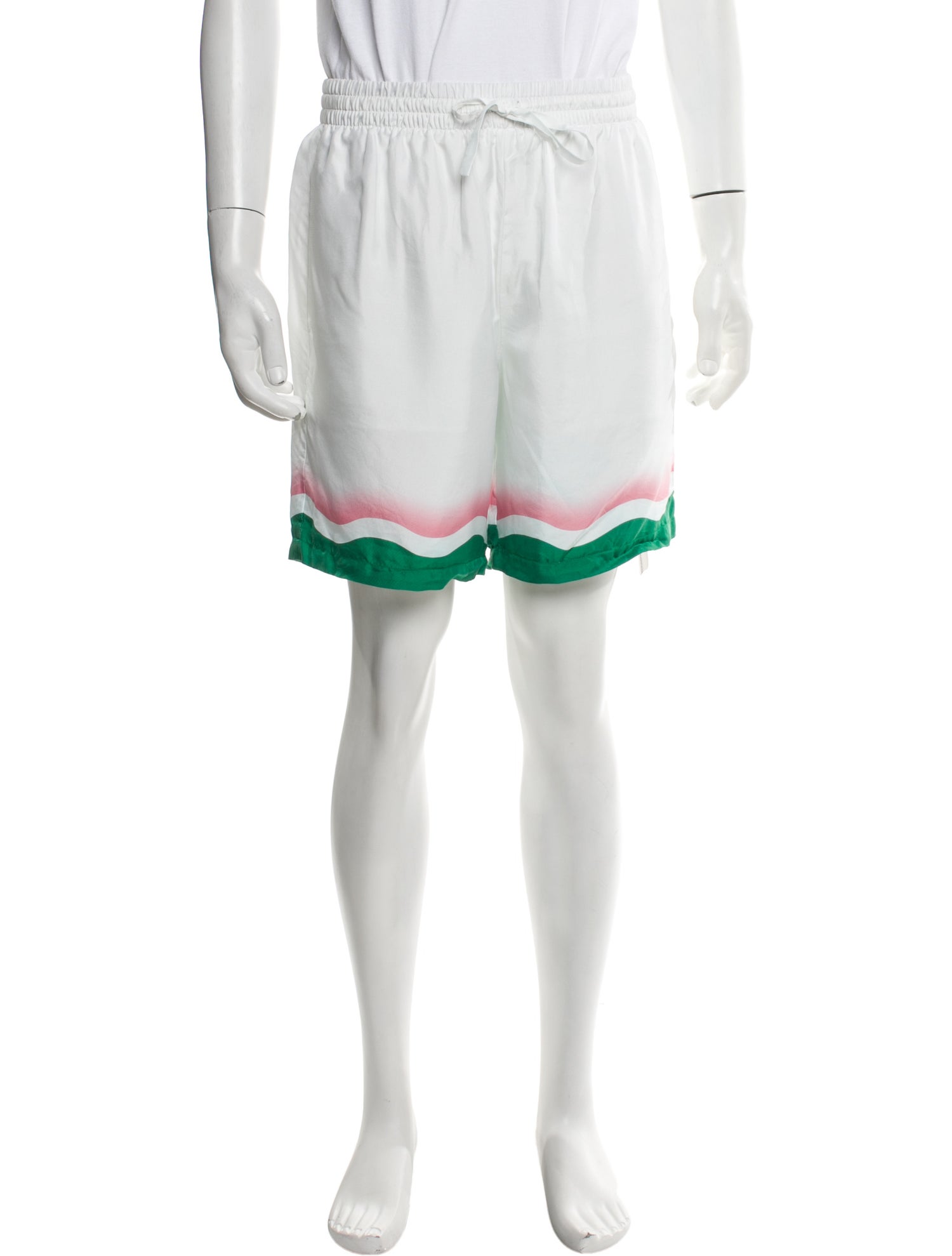 Casablanca Silk Jogger Shorts