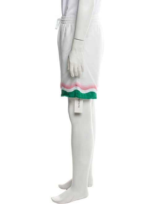 Casablanca Silk Jogger Shorts