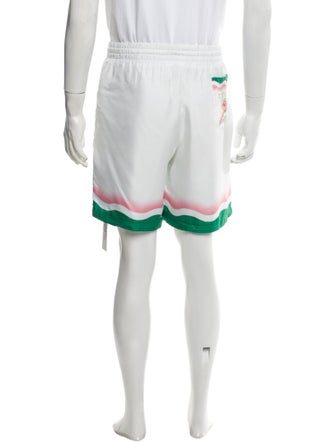 Casablanca Silk Jogger Shorts