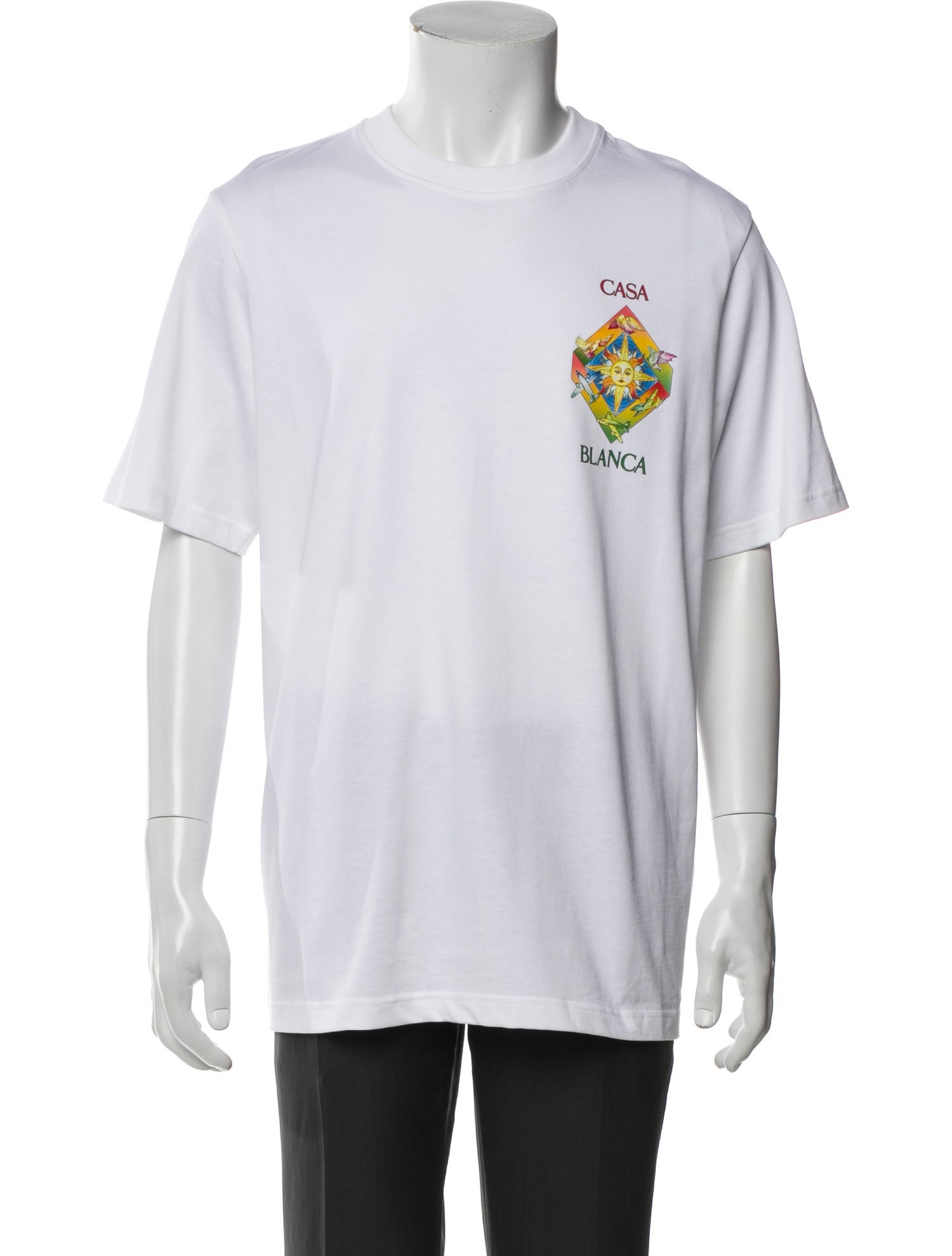 Casablanca Graphic Print Crew Neck T-Shirt