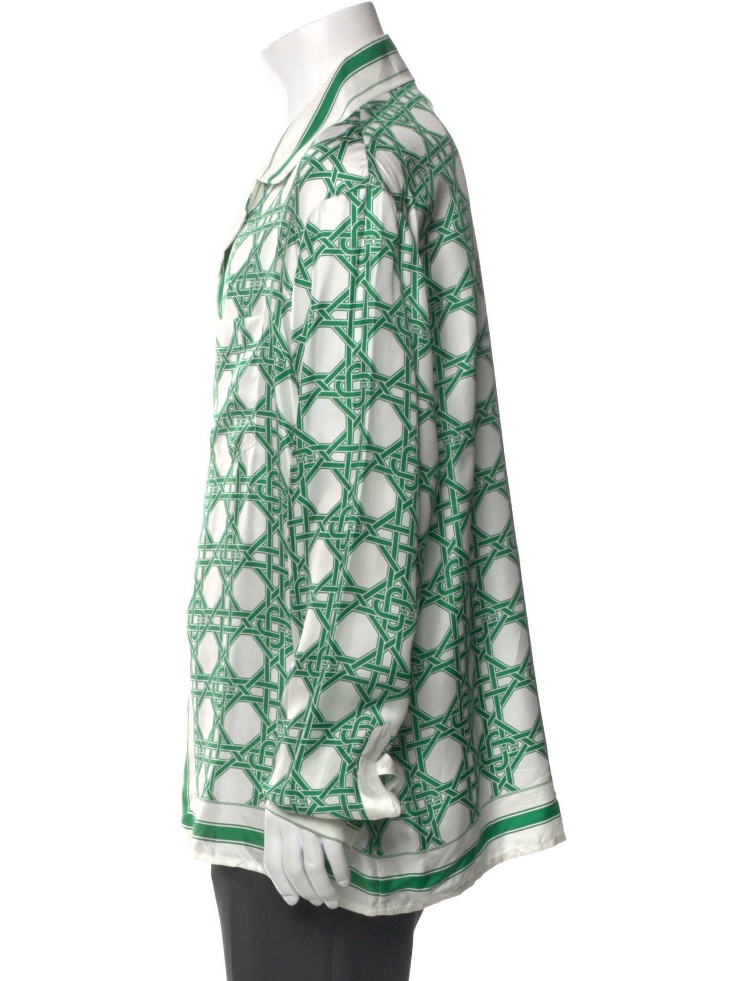 Casablanca 2022 Silk Dress Shirt