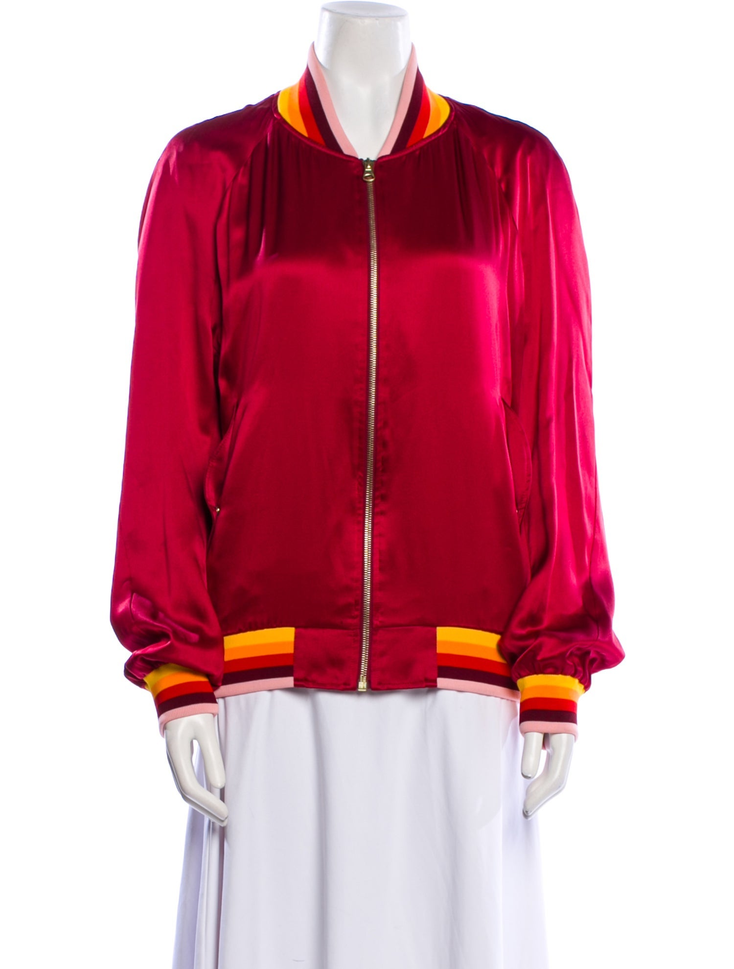 Casablanca Silk Bomber Jacket