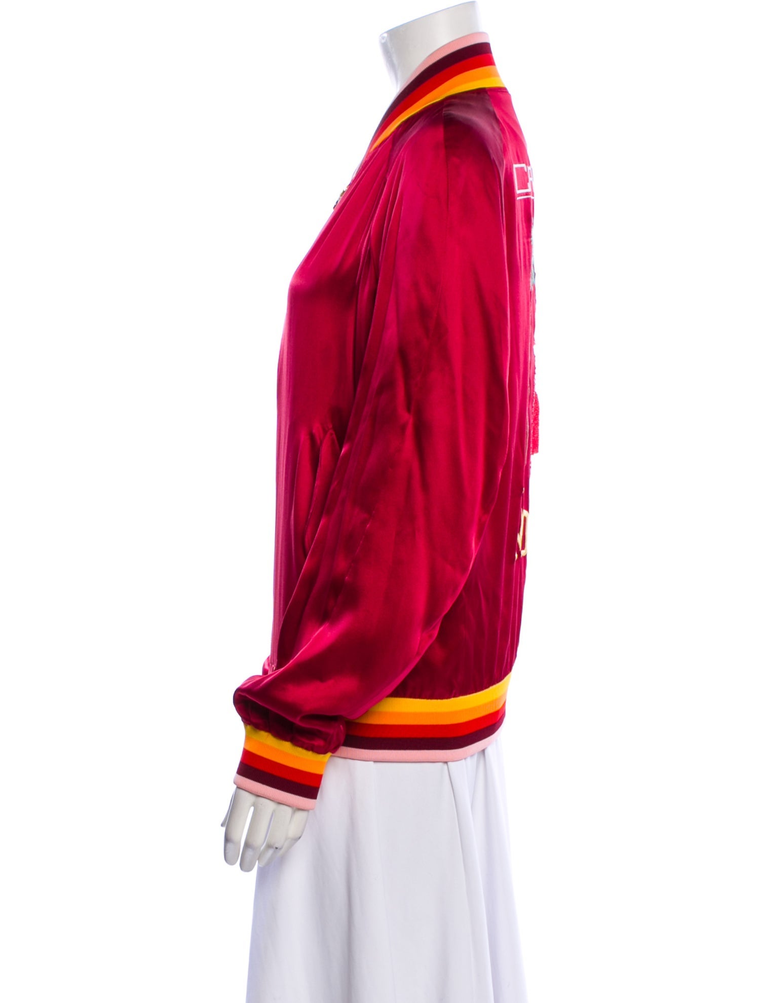 Casablanca Silk Bomber Jacket