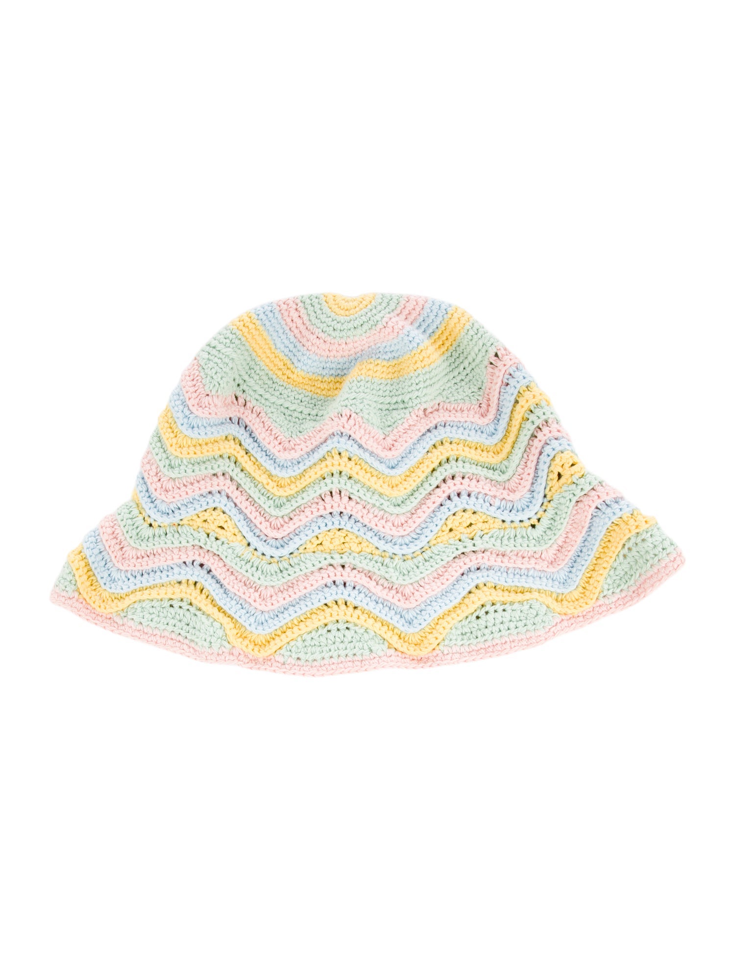 Casablanca Wave Crochet Bucket Hat