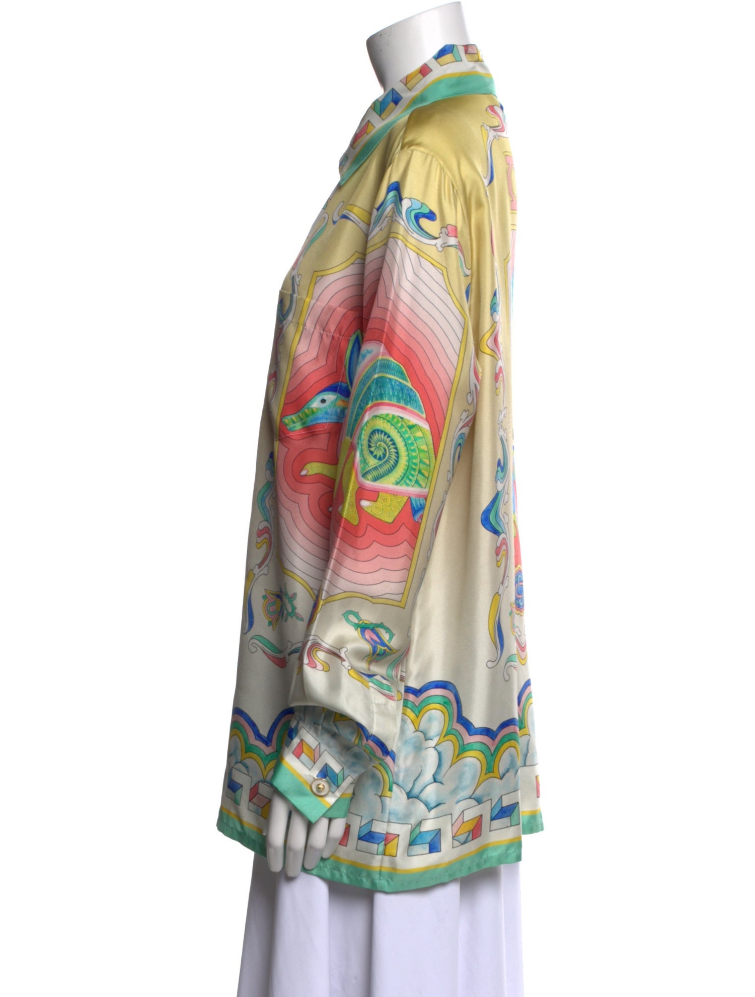 Casablanca Silk Printed Tunic