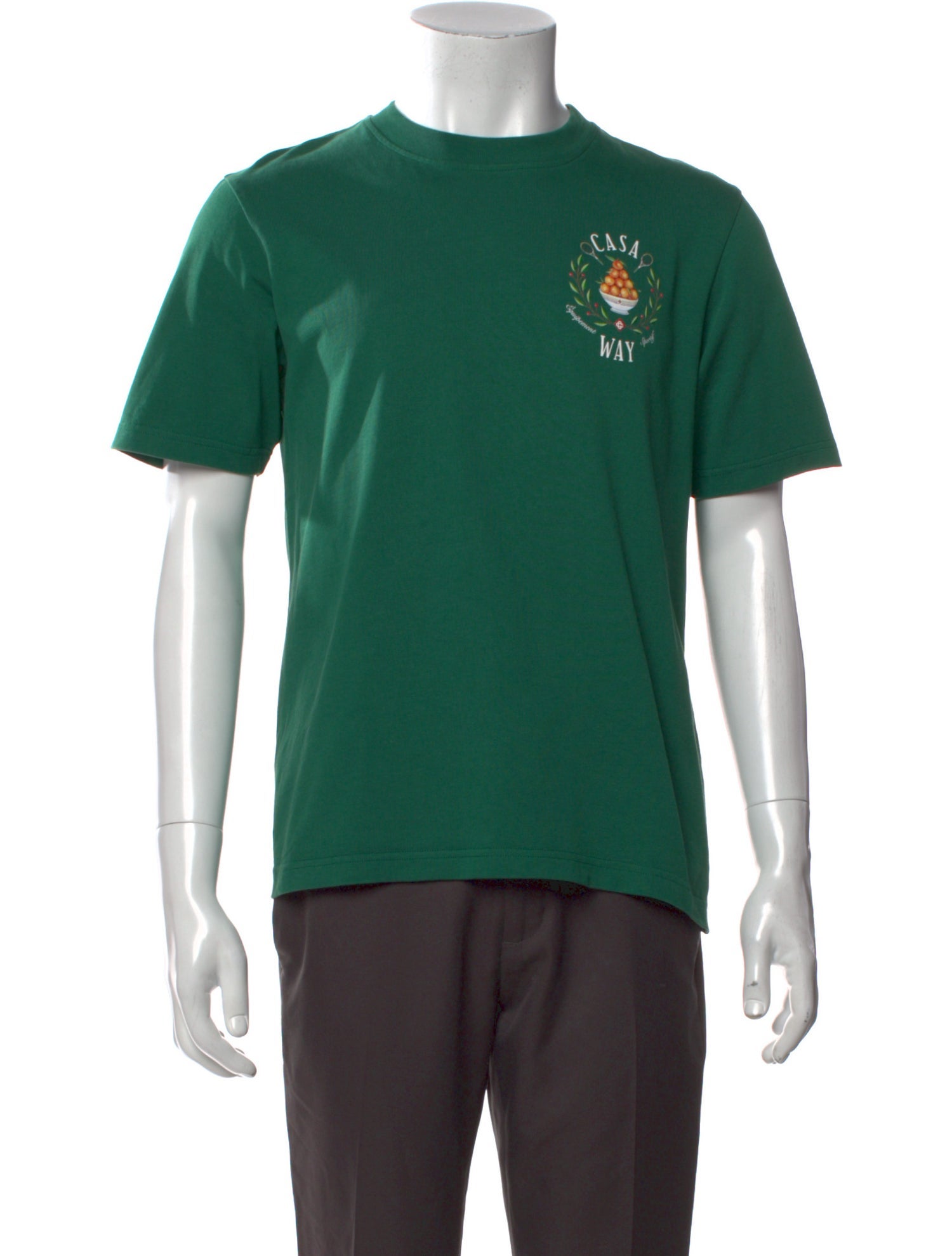 Casablanca Graphic Print Crew Neck T-Shirt