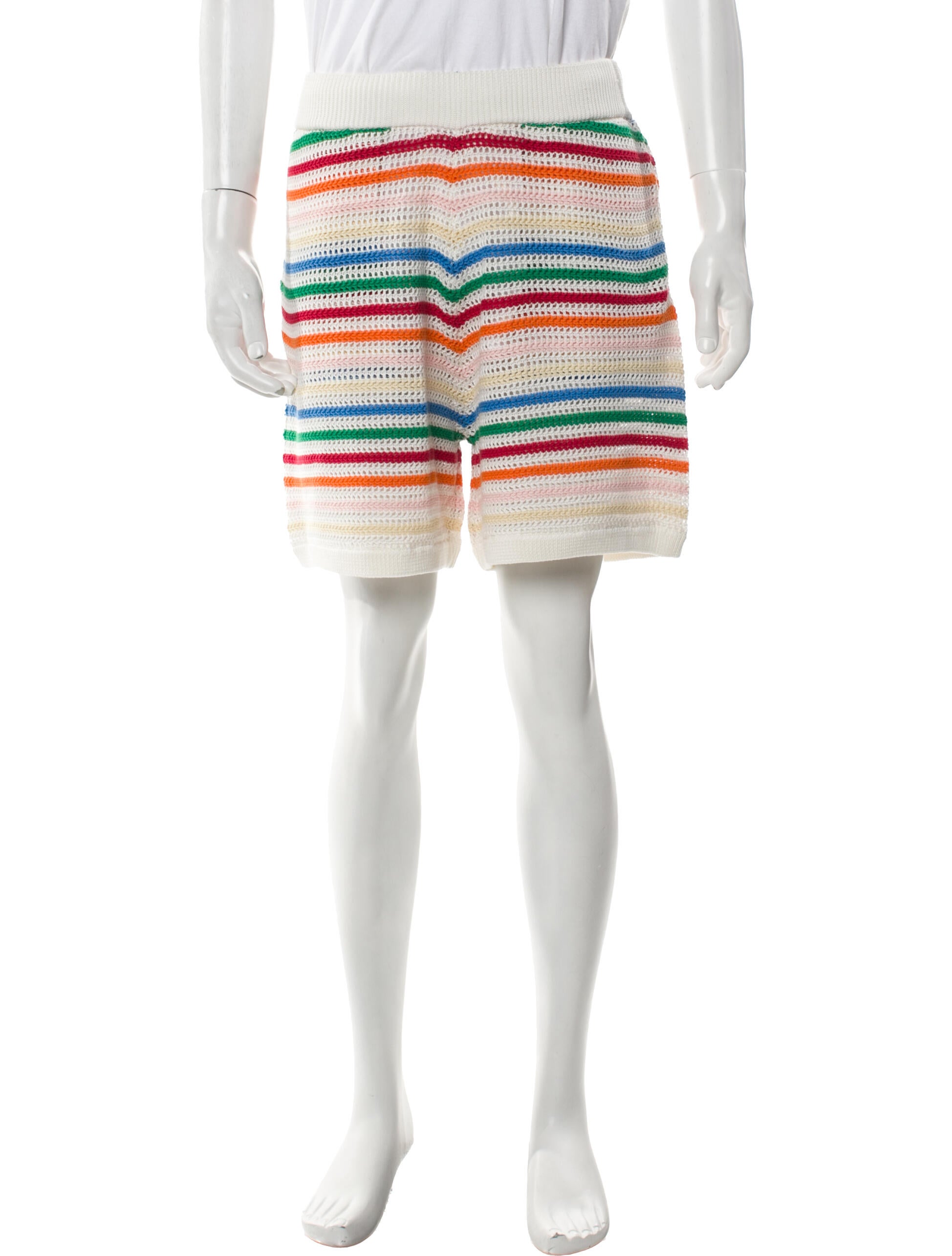 Casablanca Striped Jogger Shorts w/ Tags