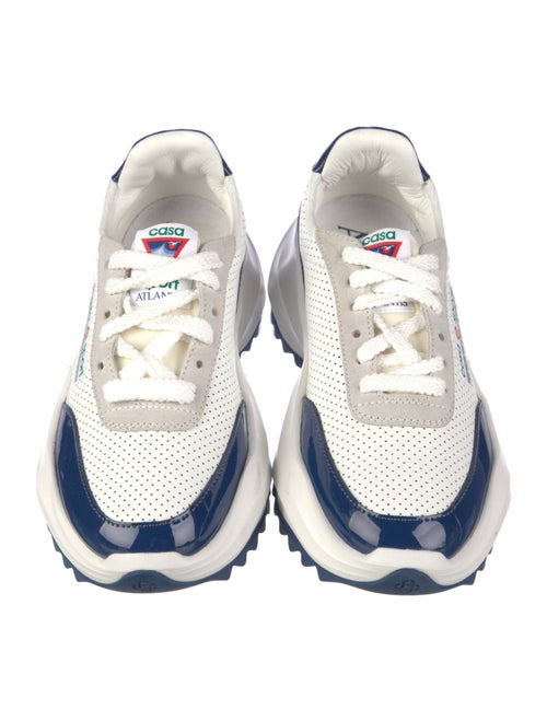 Casablanca Atlantis 'Patent White Blue' Athletic Sneakers