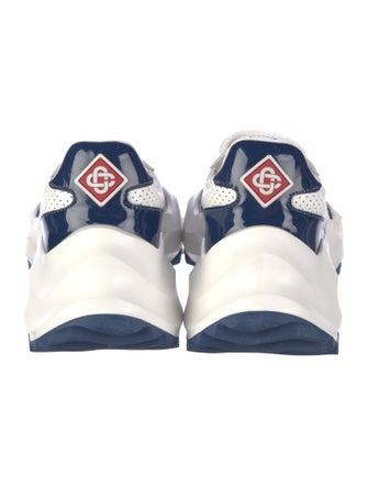 Casablanca Atlantis 'Patent White Blue' Athletic Sneakers