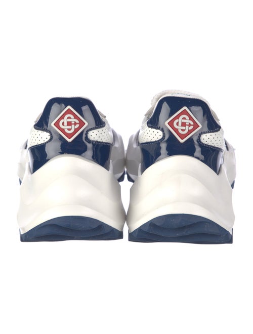 Casablanca Atlantis 'Patent White Blue' Athletic Sneakers