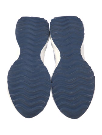 Casablanca Atlantis 'Patent White Blue' Athletic Sneakers