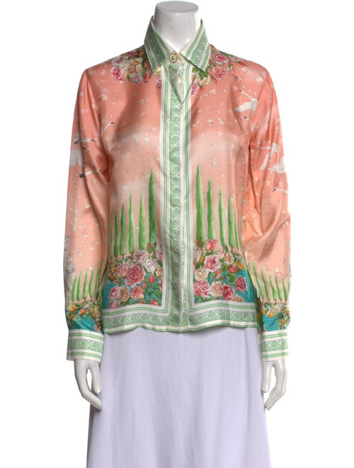 Casablanca 2020 'Maison De Repos' Button-Up Top