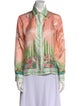 Casablanca 2020 'Maison De Repos' Button-Up Top