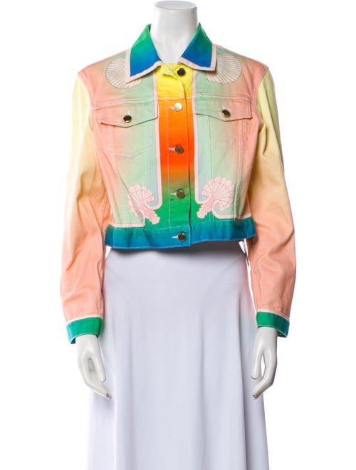 Casablanca Printed Denim Jacket