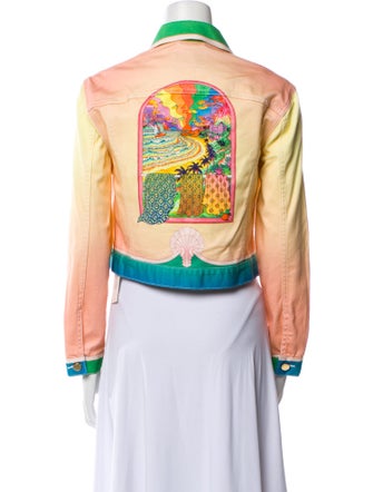 Casablanca Printed Denim Jacket