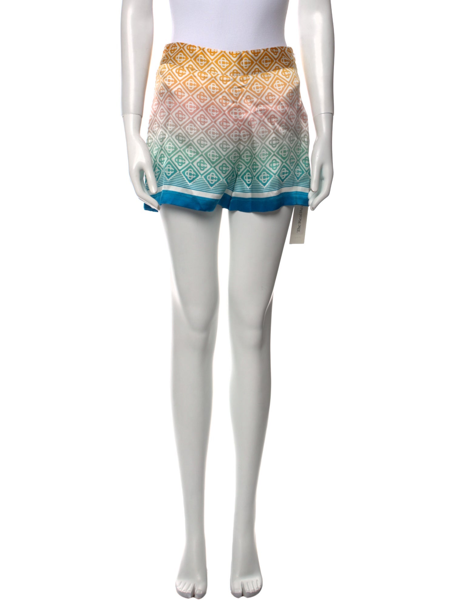 Casablanca Silk Mini Shorts